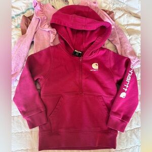 Carhartt Kids' Magenta Hoodie